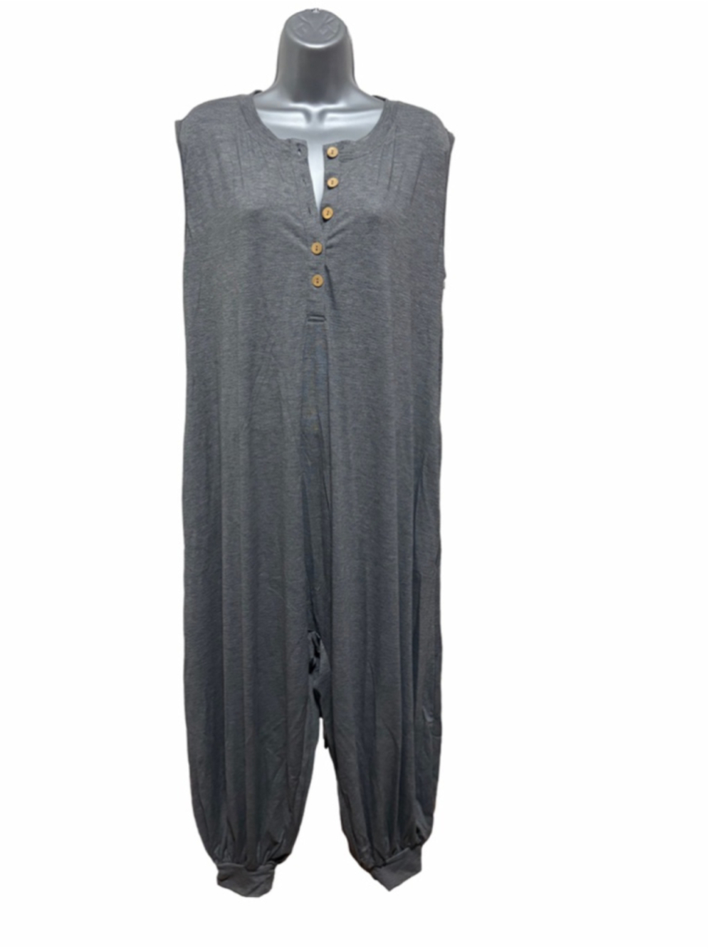 NWT Halara Sleeveless Onsie in Gray size medium